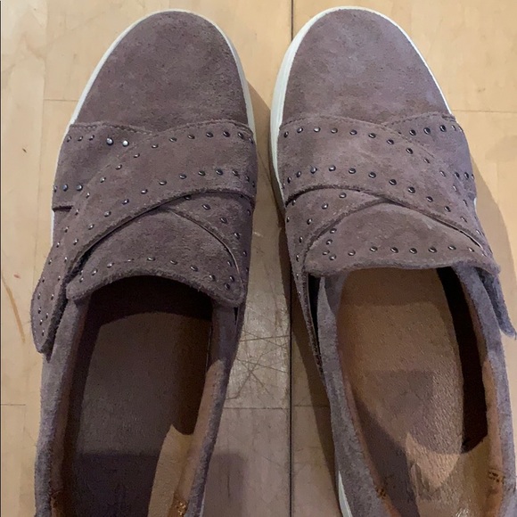 Frye Nina Studded Suede Slip-On Sneakers 8 - Picture 7 of 8